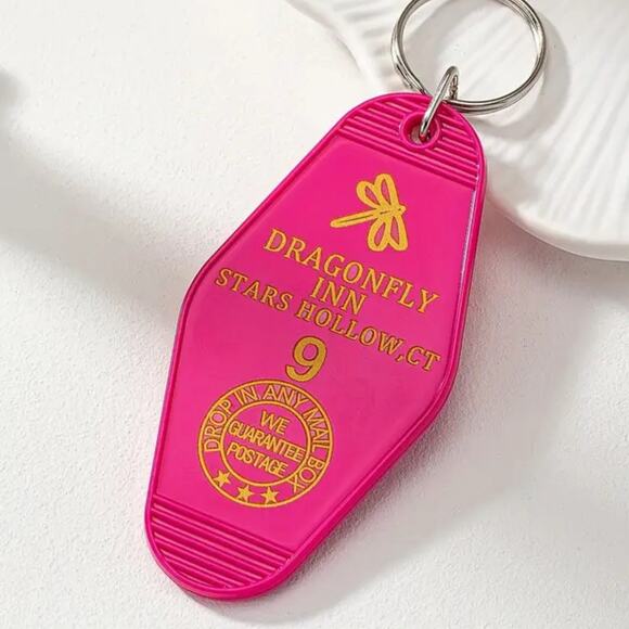 Dragonfly Inn Key Ring Motel Gilmore Girls - Picture 1 of 1